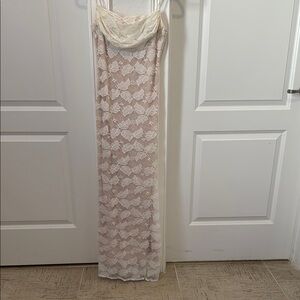 Elegant Lace Overlay Dress